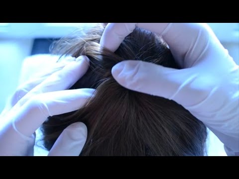 ASMR Scalp Inspection & Massage for Relaxation, Tingles & Sleep . No Talking
