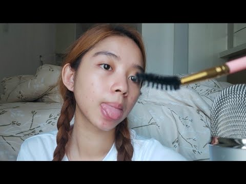 ASMR spoolie nibbling & mouth sounds ❤