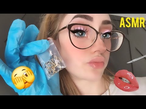ASMR your delulu friend gives you a piercing 🥴🩷🫢