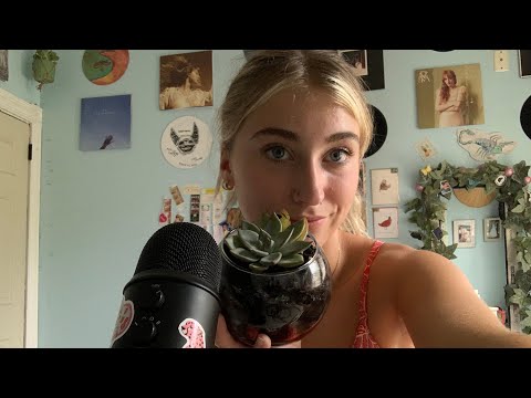 asmr•feat. my new crystals and plants 🧚🏼