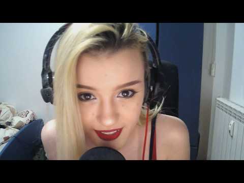 doing asmr live on twitch right now!