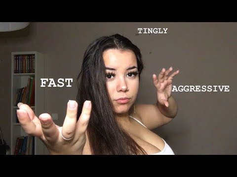 ASMR | FAST and AGGRESSIVE Triggers | Tongue Clicking | Trigger Words