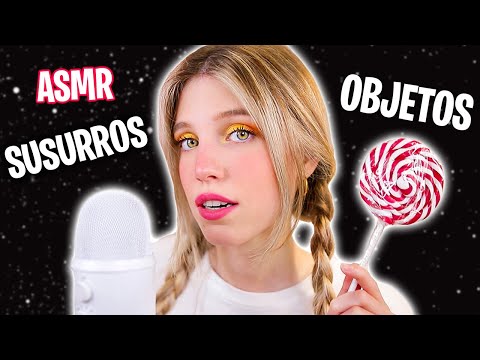 ASMR SUSURROS + OBJETOS (La mejor combinación para dormir rápido y bien)