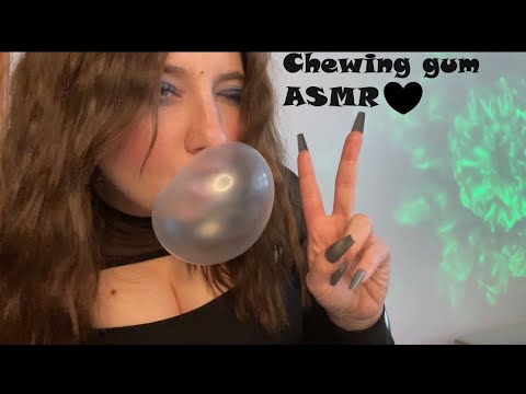 Gum Chewing ASMR | BubbleGum Blowing| Mouth Sounds at 100% Sensitivity 💋💋❤️🫧😋