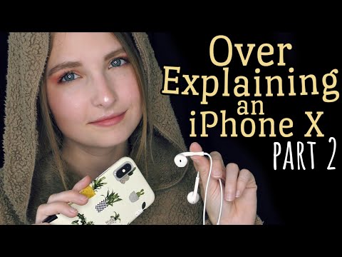 ASMR | Over Explaining How to Plug In an iPhone X (tapping, whisper)
