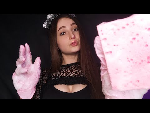 ASMR Washing Your Face | Latex Gloves Sounds | PERSONAL ATTENTION