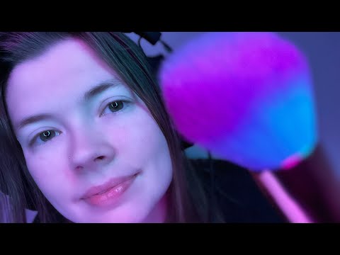 ASMR Positive Affirmations for Anxiety With Face Brushing