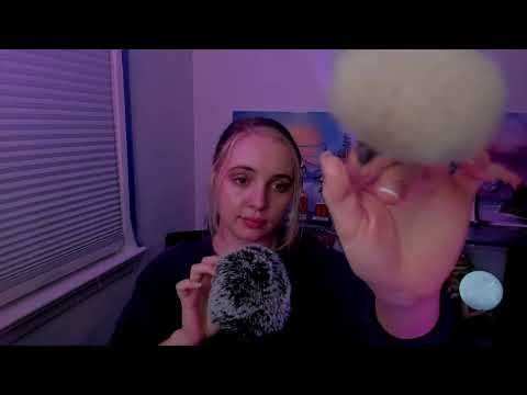 Gentle ASMR with Hand Movements and Face Brushing