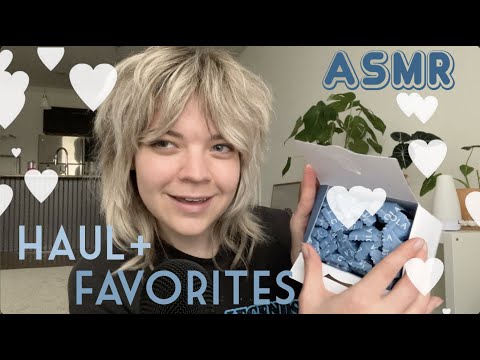 Random haul + favorites ASMR 🤍~ essentials, snacks, & more