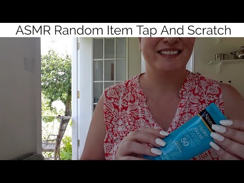 ASMR Random Item Tap And Scratch -Whispered
