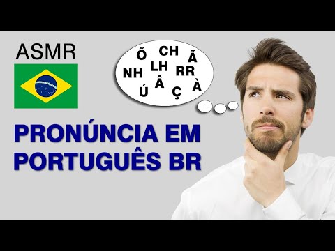 ASMR pronúncia de várias palavras - Português BR