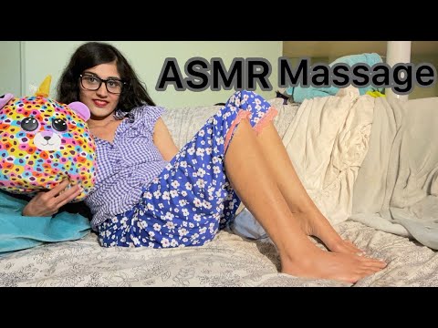 ASMR Massage ( Legs , Feet With Lotion) ~ asmr massage for sleep and relaxation~