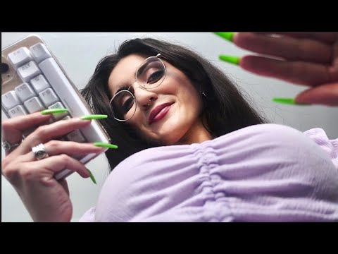 POV You fell asleep on my lap ~ ASMR personal attention, face brushing, comforting you