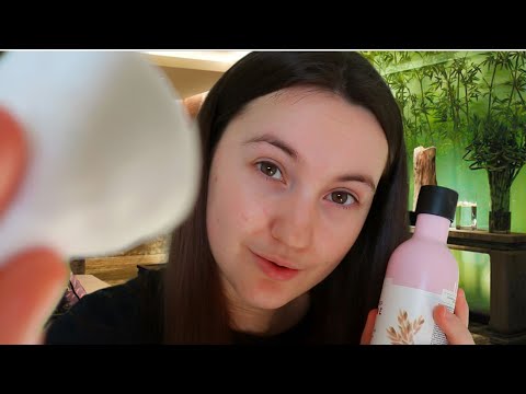 ASMR | Relaxing Spa Check In & Facial Cleansing (Soft Spoken) | Part 1 Collab with @snapdragonasmr2906