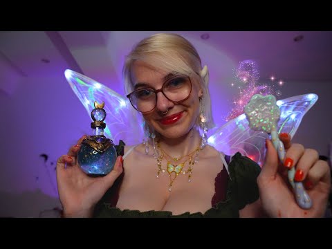 Mystical Dark Fairy ASMR | Whispers, Enchantment, Fantasy, Personal Attention, Layered Sounds 🧚