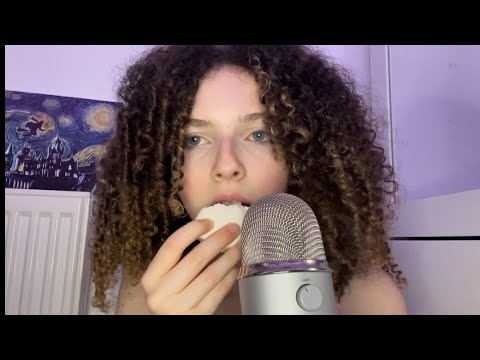 ASMR | Sticky marshmallow sounds & mouth sounds for relaxation 💤