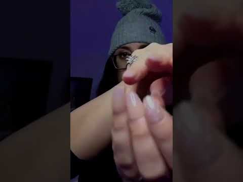 Close up Hand Movements and flutters ASMR 🩷 #asmr #short