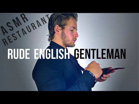 ★ Rude English Gentleman Restaurant Waiter ★