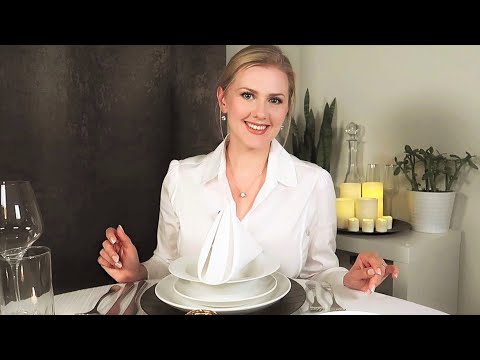 Dinner Etiquette 🍽️ ASMR • Soft Spoken • Gentle Proper Eating • Crinkly Shirt