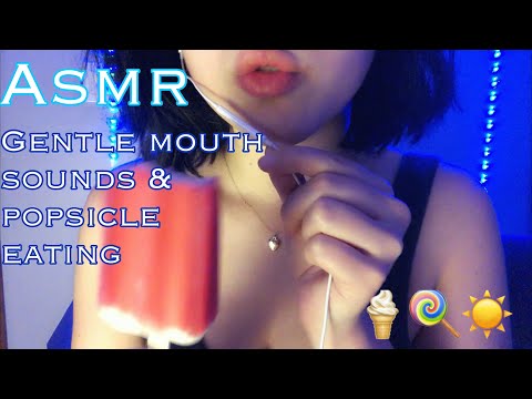 ASMR Gentle Mouth Sounds | Lofi Popsicle Eating |