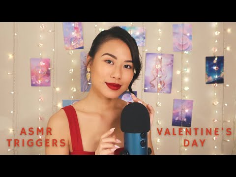 ASMR Valentine's Day Triggers 💕 Tapping, Crinkling, Whispering 💕