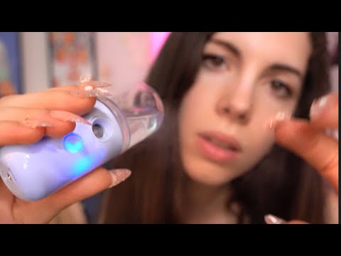 ASMR Doing Your Skincare For Sleep - Close Up Whispering RIGHT In Your EARS