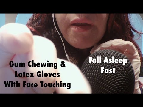 ASMR Chewing Gum with Gloves For Sleep