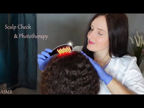 ASMR Medical Scalp Check with Bad Results & Dandruff Treatment (Lots of Whispering)