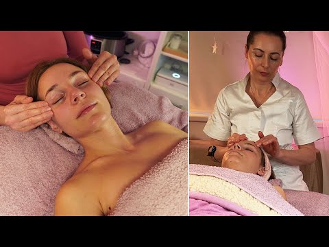 ASMR I got a premium FACIAL massage with BIO cosmetics by an EXPERIENCED esthetician in Prague