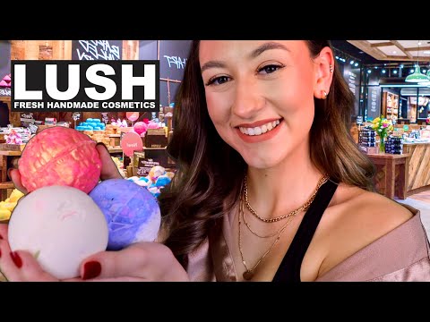 ASMR LUSH Store Role Play 😴 (Soft Spoken & Soapy Layered Sounds)