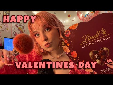 ASMR Kind Caring Friend Showers You in Gifts and a Makeover for Valentine’s Day (Role Play) 💝✨☁️