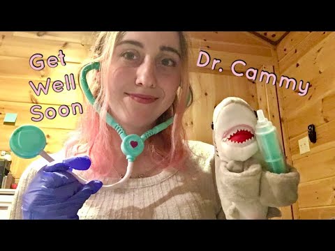 ASMR Doctor// A hobo stabbed you? (Glove sounds and personal attention)