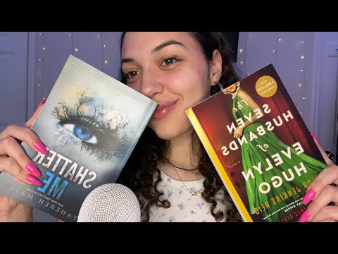 ASMR rating the books i’ve recently read ✨ rambles and clicky whispers