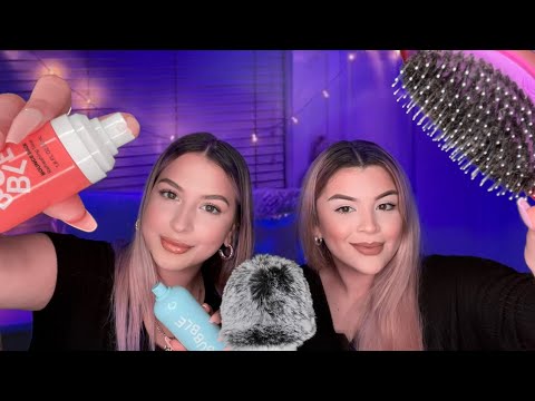 ASMR Sisters get you ready for bed 🥰✨🌙