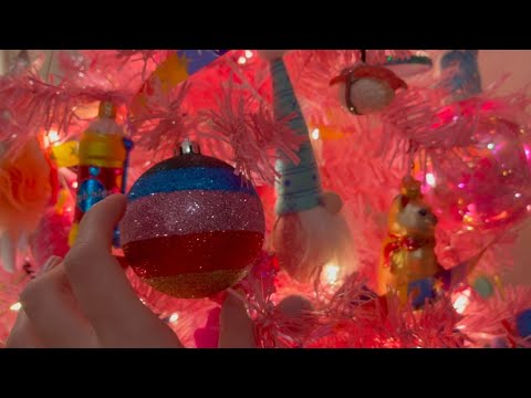 ASMR ~ 🎄💖a GUM chewing CHRISTMAS tree TOUR! 💖🎄
