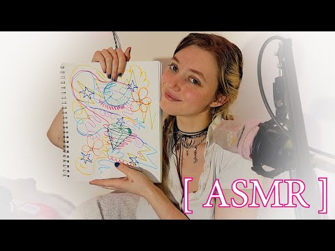 ASMR Drawing with You [ Personal Attention, Soft Sounds, and All Tingles ]