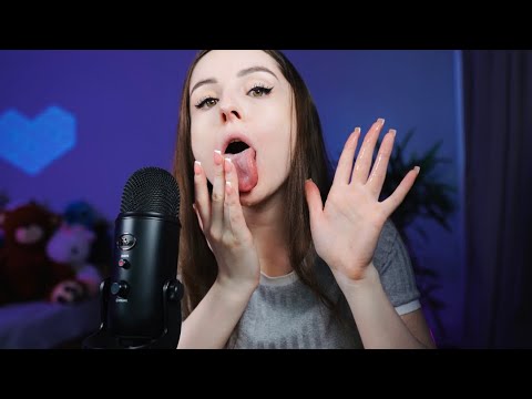 ASMR Plucking Spit Painting The ONLY Mouth Sounds Video You’ll EVER Need | АСМР Макияж слюнкой