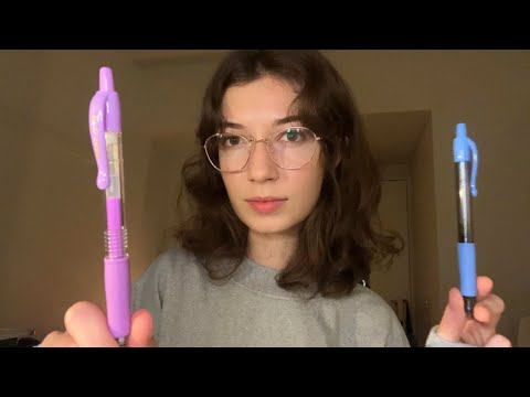 ASMR art student gives you a cranial nerve exam