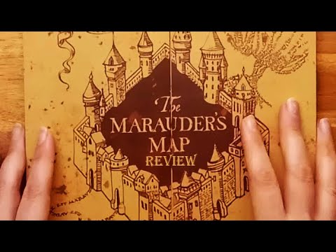 ASMR My Review of the Marauder's Map (2019 Noble Collection)