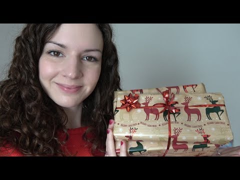 ASMR | Gift Wrapping - Cutting, Crinkling, Paper Sounds