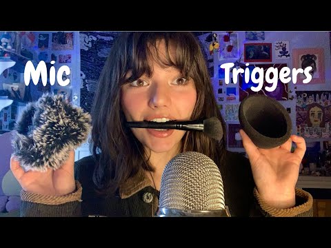 ASMR | Fast and Aggressive Mic Triggers, Mouth Sounds, Mic Pumping & Swirling, Shiveries, Rambles