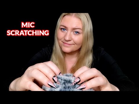 ASMR MIC SCRATCHING with 2 MIC COVERS