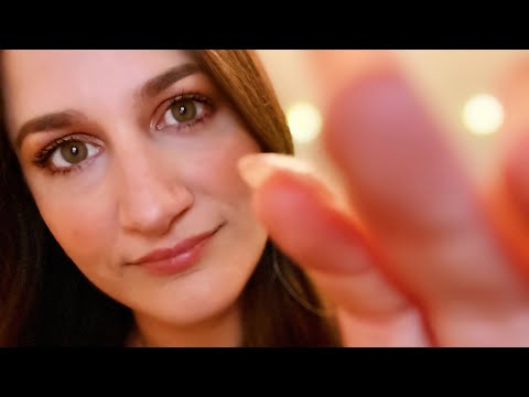 ASMR • Up Close Face Touching & Tracing (Whispered)