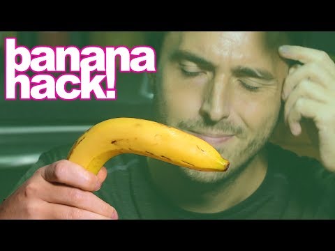 The REAL Right Way to Eat a Banana (Not the ' Hack ' You Know) | Nomnomsammieboy