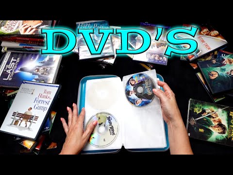 ASMR: Sorting My DVD's Back Into Their Cases (Whispers)