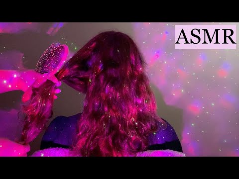 ASMR | Helping Friend Relax Somewhere in Space 🔮 hair play, brushing, spraying, massage, no talking