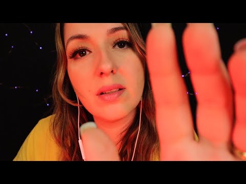ASMR | Inaudible/Unintelligible Whispering + Personal Attention | Face Touching Gently