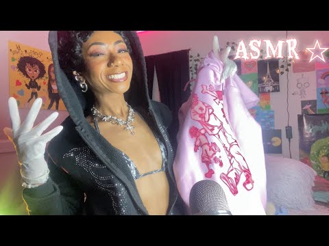 ASMR Gentle & Aggressive Favorite Hoodies Pat Down With Latex Gloves🧤 + Rubbing & Scratching ✨