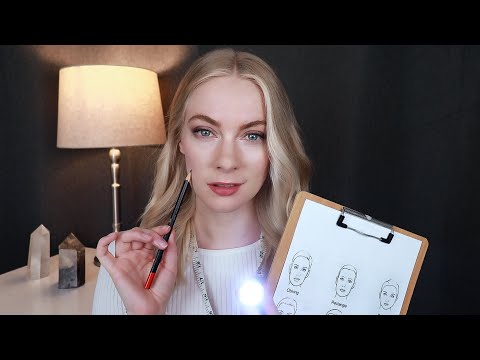 ASMR Forgetting Your Face (Rearranging, Customising, Inspecting, Touching, Drawing & Measuring You)