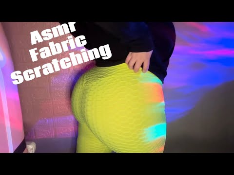 ASMR Fabric Scratching (Textured Leggings)